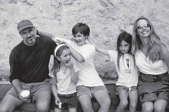 Стив Джобс с детьми