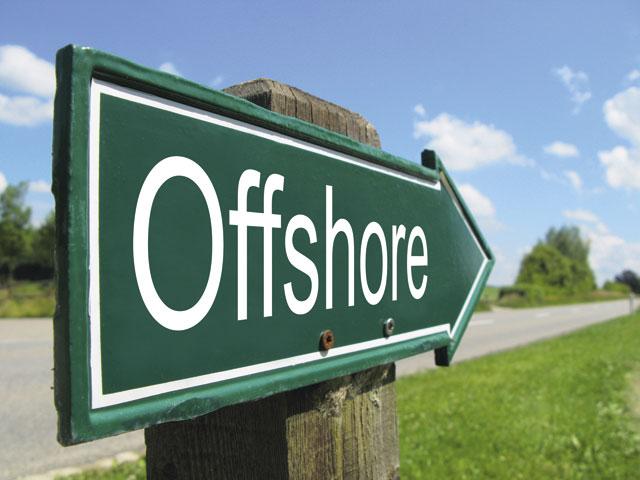 Табличка "Offshore"