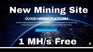 Seedhash New Cloud Mining 1 MHs Bonus New Mining Site Top Mining Site