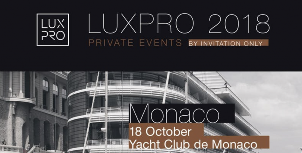 Luxpro Monaco privet event